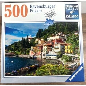 Ravensburger 500 pc: Lake Como, Italy 2017, jigsaw puzzle Rare NIB